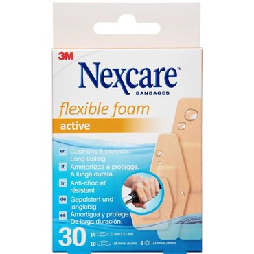 3m nexcare active flex. foam Medicinsk udstyr 30 stk thumbnail