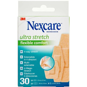 3M Nexcare Ultra Stretch Flexible Comfort Medicinsk udstyr 30 stk thumbnail