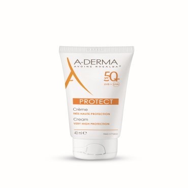 Billede af A-Derma Protect Cream SPF50+ - uden parfume 40 ml