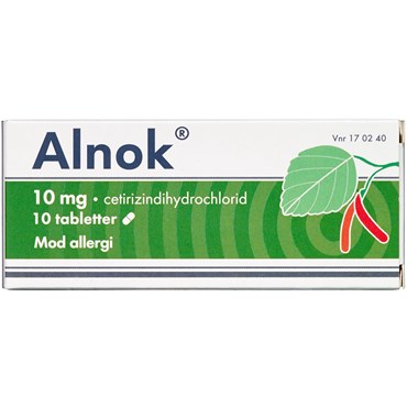 Billede af Alnok 10 mg 10 stk Filmovertrukne tabletter