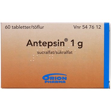 Køb Antepsin 1 g 60 stk | orion pharma | Apopro.dk
