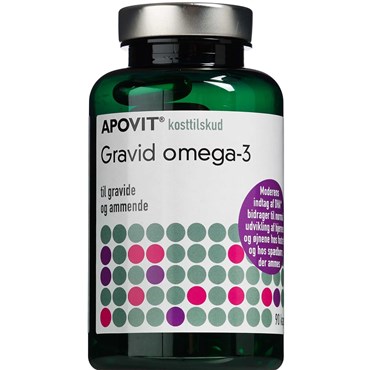 Alert Prelude Orient Køb APOVIT Gravid Omega-3 750 mg Kosttilskud 90 stk | Hos Apopro.dk