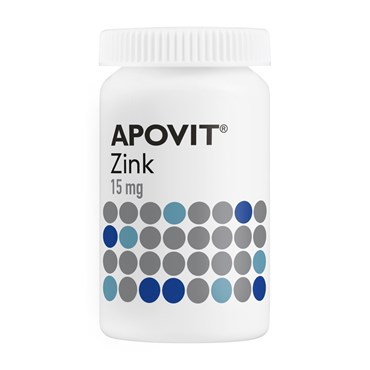 Cusco Modtagelig for Vænne sig til Køb APOVIT Zink 15 mg Kosttilskud 100 stk | Zinktilskud | Apopro.dk
