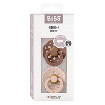 BIBS® BIBS COULEUR Tétines Nuit Blush - Vanille +18 mois Taille 3 2 pc(s) -  Redcare Pharmacie