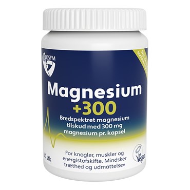 Køb Biosym Magnesium +300 Kapsler Kosttilskud 60 | Hos Apopro.dk