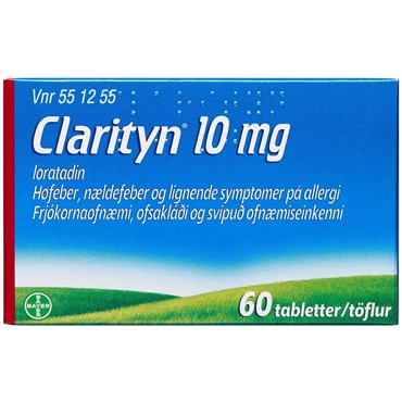 Billede af Clarityn 10 mg 60 stk Tabletter