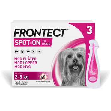 Køb Frontect (til hunde 2-5 kg) 33,8+252,4 mg Hos Apopro.dk