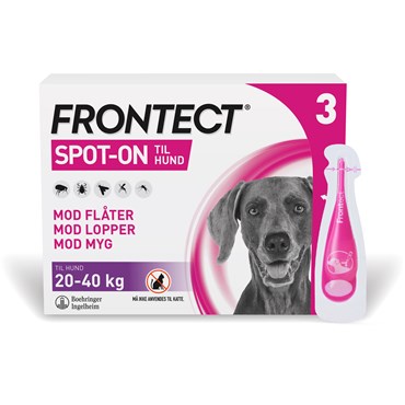Kompleks projektor T Køb Frontect (til hunde 20-40 kg) 270,4+2019,2 mg | Hos Apopro.dk