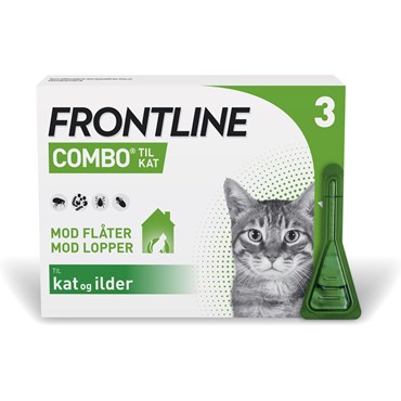 Ni opdragelse Gentagen Frontline Combo Vet. til katte 50 + 60/ml 1,5ml | Apopro.dk