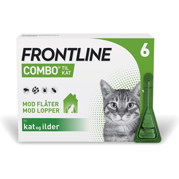 dræne dyd stimulere Frontline Combo Vet. til katte 50 + 60/ml 3ml Spot-on | Apopro.dk