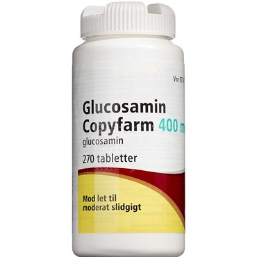 Få Glucosamin Copyfarm 270 stk. - Muskel- og led smerter Apopro.dk