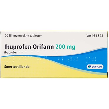 Bestil Ibuprofen Orifarm 20stk. |
