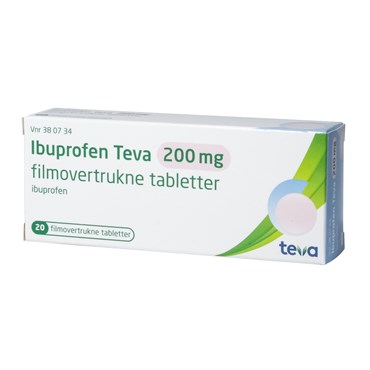 Skrive ud bule kobling Få Ibuprofen Teva 20 stk. - Mod smerter | Teva | Apopro.dk