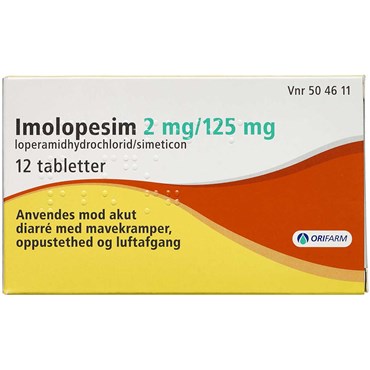 Køb Imolopesim 2+125 mg 12 stk Tabletter Stoppemidler