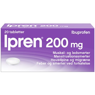Bemærk venligst I tide maskinskriver Få Ipren 20 stk. 200 mg tabletter - Smertestillende | Ipren | Apopro.dk