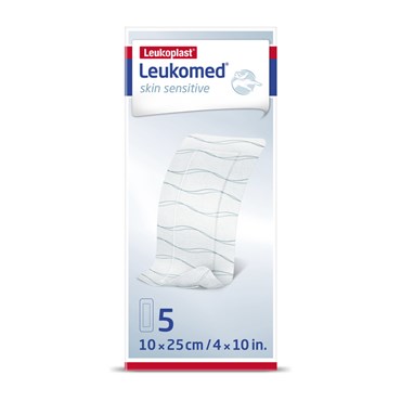 Leukoplast Leukomed Skin Sensitive 10x25cm Medicinsk udstyr 5 stk thumbnail