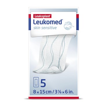 Leukoplast Leukomed Skin Sensitive 8x15cm Medicinsk udstyr 5 stk thumbnail