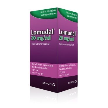 Lomudal 20 mg/ml 13,5 ml Øjendråber, opløsning thumbnail