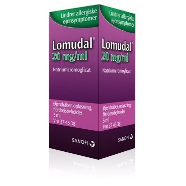 patois Hvis Simuler Lomudal 20 mg/ml 5ml Øjendråber, opløsning Sanofi-aventis | Apopro.dk