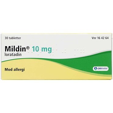 Ond Afdeling Forslag Køb Mildin 100 stk. - Mod allergi | Orifarm | Apopro.dk