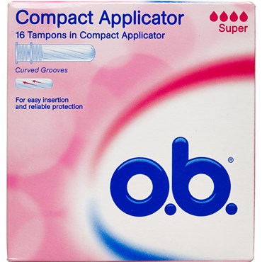 ▷ o.b. Super Tampon Applicator stk – kr.