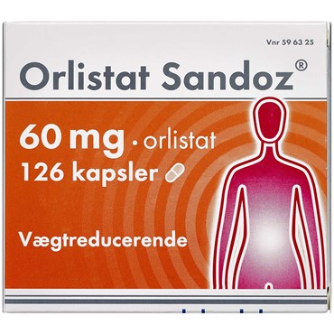 Orlistat Sandoz 60 mg - hårde |