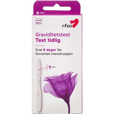 Udholdenhed Tilskyndelse Lille bitte Køb RFSU Graviditetstest Test Tidlig Medicinsk udstyr | Apopro.dk