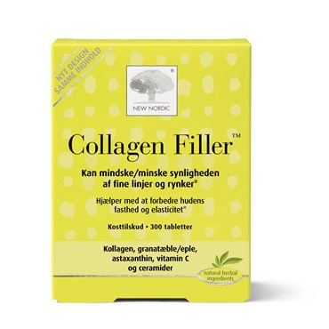 generation Diktere spade Skin Care Collagen Filler tabletter Kosttilskud 300 stk New Nordic |  Apopro.dk