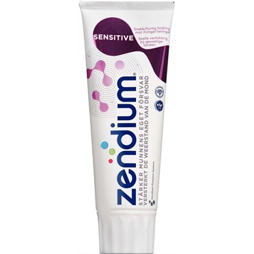 Jeg vil være stærk lejlighed Vidner Køb Zendium Tandpasta Sensitive 75 ml | Hos Apopro.dk