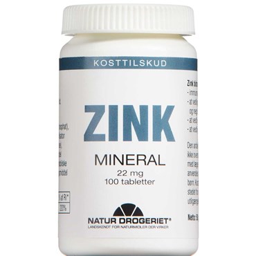 auditorium forælder Korean Køb Zink Mineral 22 mg Kosttilskud 100 stk | Zinktilskud | Apopro.dk