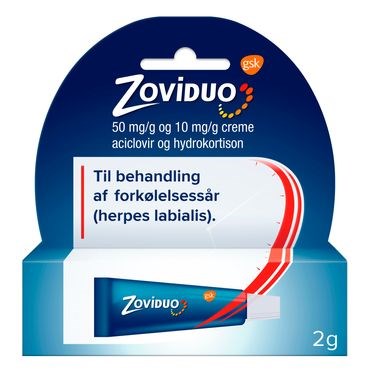 Zoviduo 2 g creme - Forkølelsessår Zoviduo | Apopro.dk